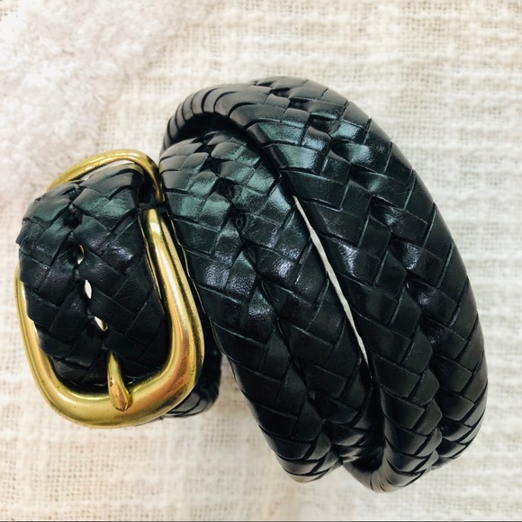 Coach Other - {Coach} Legacy Double Braid & Brass Belt In EUC 34